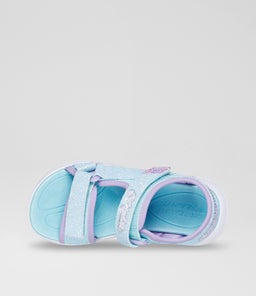 SOLA GLOW SANDAL JNR SK LIGHT BLUE LAVENDER SMOOTH
