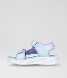 SOLA GLOW SANDAL JNR SK LIGHT BLUE LAVENDER SMOOTH