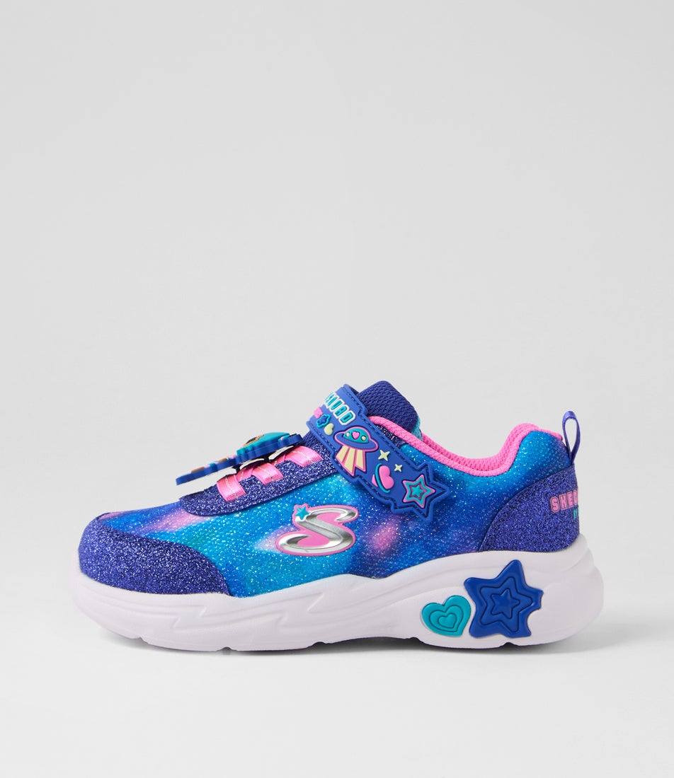 Snuggle Infant Navy Multi Mesh Sneakers