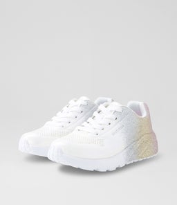 UNO LITE METALLIC JNR SK WHITE MULTI SMOOTH