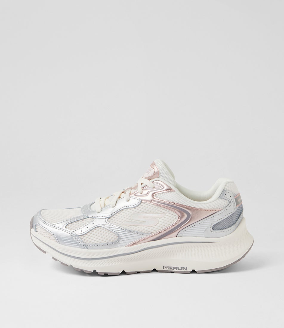 Go Run Consistent 2 Off White Mesh Sneakers