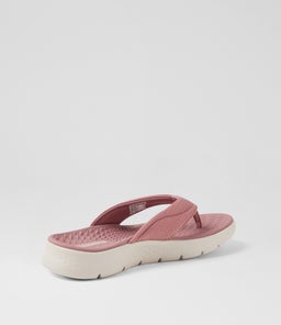 GO WALK FLEX SANDAL IMPRESS SK MAUVE TEXTILE