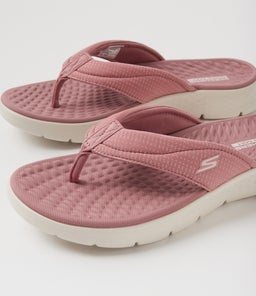 GO WALK FLEX SANDAL IMPRESS SK MAUVE TEXTILE