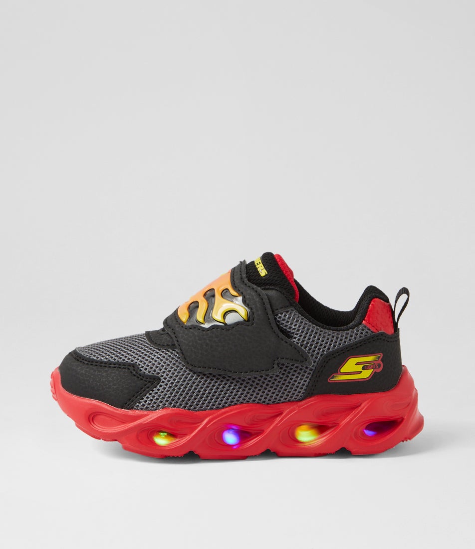 Thermo Toddler Black Red Fabric Sneakers Thermo Toddler Black Red Fabric Sneakers