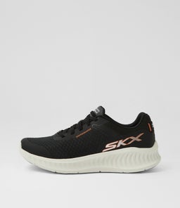 GO WALK NOW M SK BLACK WHITE MESH