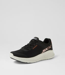 GO WALK NOW M SK BLACK WHITE MESH