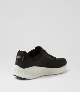 GO WALK NOW M SK BLACK WHITE MESH