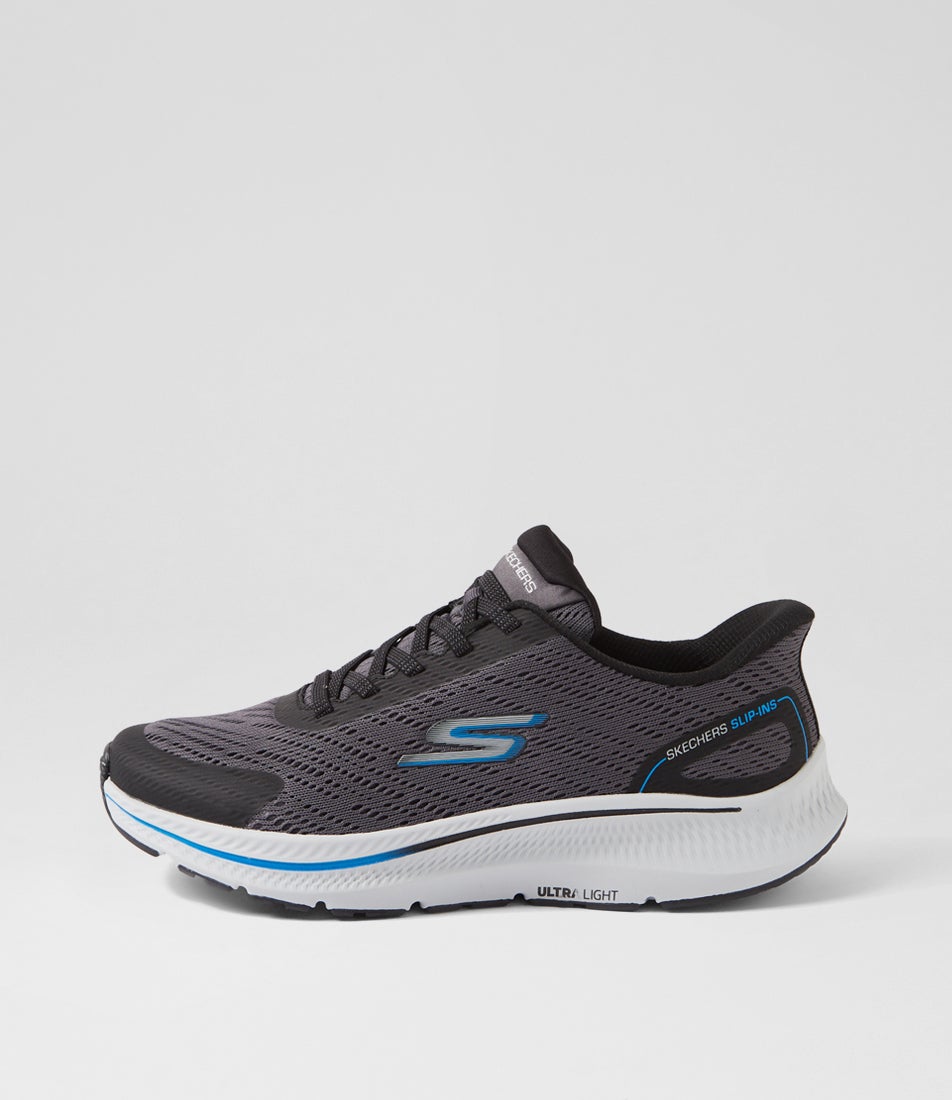 Go Run Consistent 2 Charcoal Black Mesh Sneakers Go Run Consistent 2 Charcoal Black Mesh Sneakers