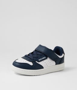 QUICK STREET TDLR SK NAVY WHITE SMOOTH