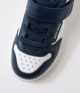 QUICK STREET TDLR SK NAVY WHITE SMOOTH