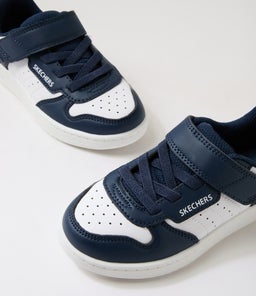 QUICK STREET TDLR SK NAVY WHITE SMOOTH