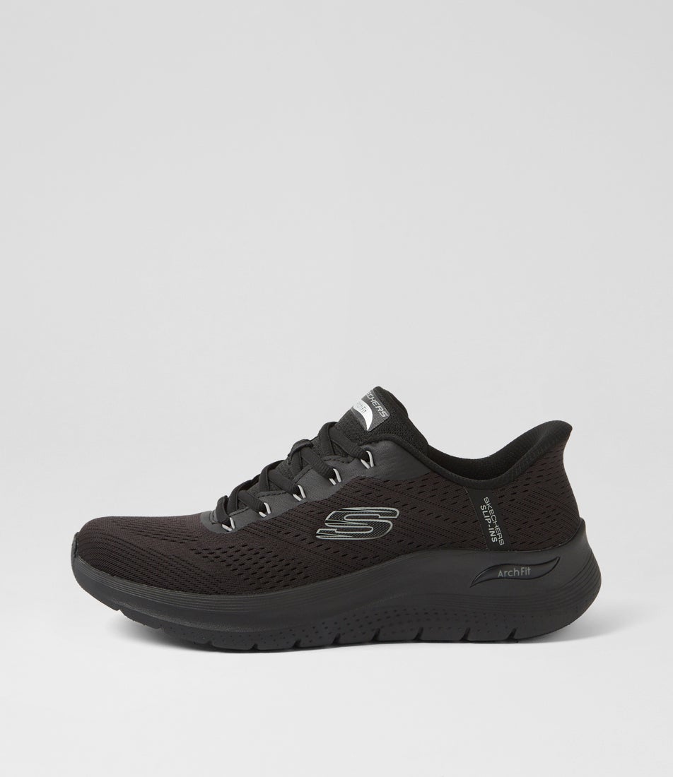 A Fit 2 Lestur Black Fabric Sneakers A Fit 2 Lestur Black Fabric Sneakers