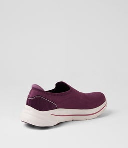GO WALK 8 SK BURGUNDY MESH