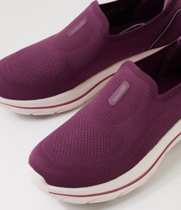 GO WALK 8 SK BURGUNDY MESH
