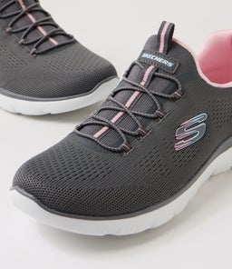 SUMMITS SK CHARCOAL PINK MESH