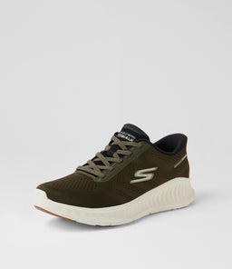 GO WK NOW LACE SK OLIVE KNIT
