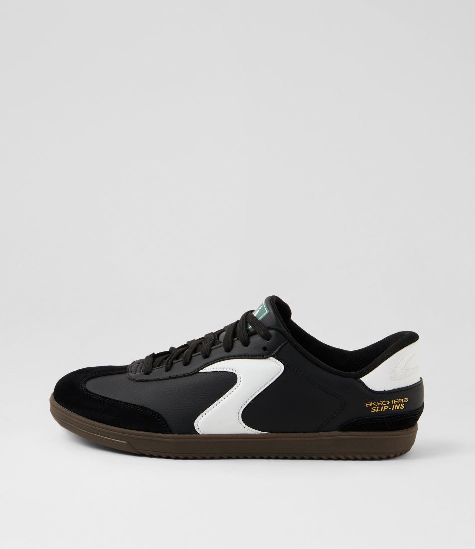 Hotshot Wide Black White Sneakers
