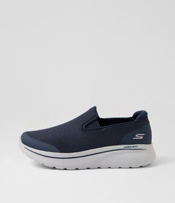 Go Walk Afit Njoy Navy Mesh Sneakers Go Walk Afit Njoy Navy Mesh Sneakers