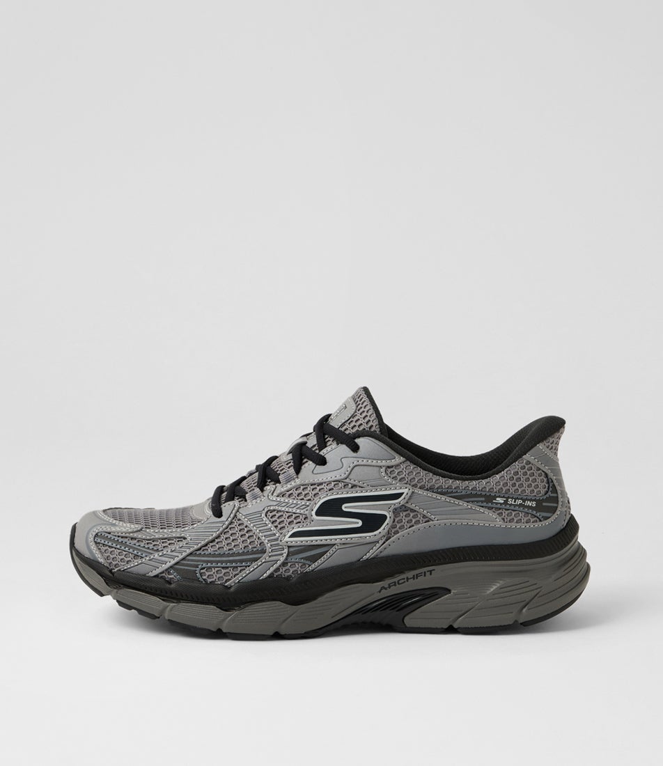Go Run Arch Fit 2 Charcoal Black Sneakers Go Run Arch Fit 2 Charcoal Black Sneakers