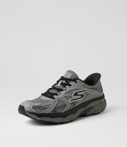 GO RUN ARCH FIT2 SK CHARCOAL BLACK MESH SMOOTH