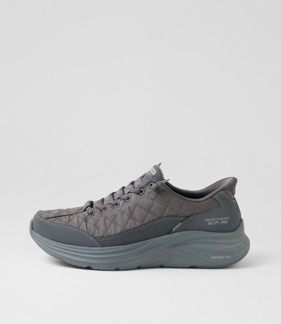 Contour Foam Cozy Fit Charcoal Sneakers Contour Foam Cozy Fit Charcoal Sneakers