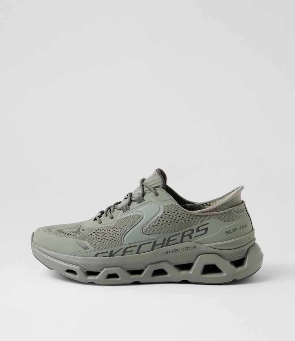 Glide-Step Altus Olive Mesh Sneakers Glide-Step Altus Olive Mesh Sneakers
