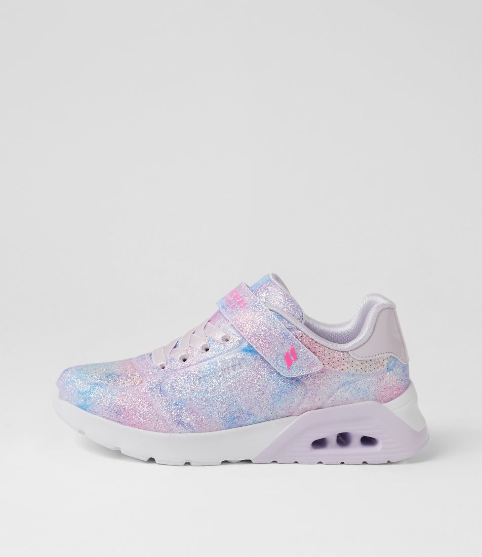 Uno Lite 2 Glitter S Junior Lavender Multi Smooth Sneakers Uno Lite 2 Glitter S Junior Lavender Multi Smooth Sneakers