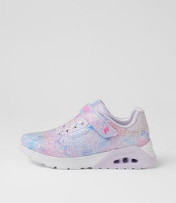 UNO LITE 2.0 GLITTER S JNR SK LAVENDER MULTI SMOOTH