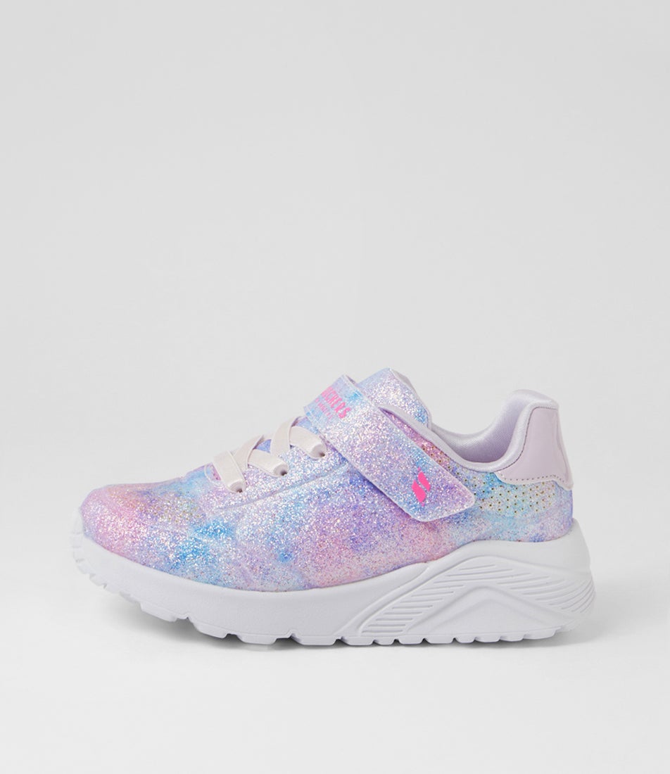 Uno Lite Cloudy Spell Toddler Lavender Multi Fabric Sneakers Uno Lite Cloudy Spell Toddler Lavender Multi Fabric Sneakers