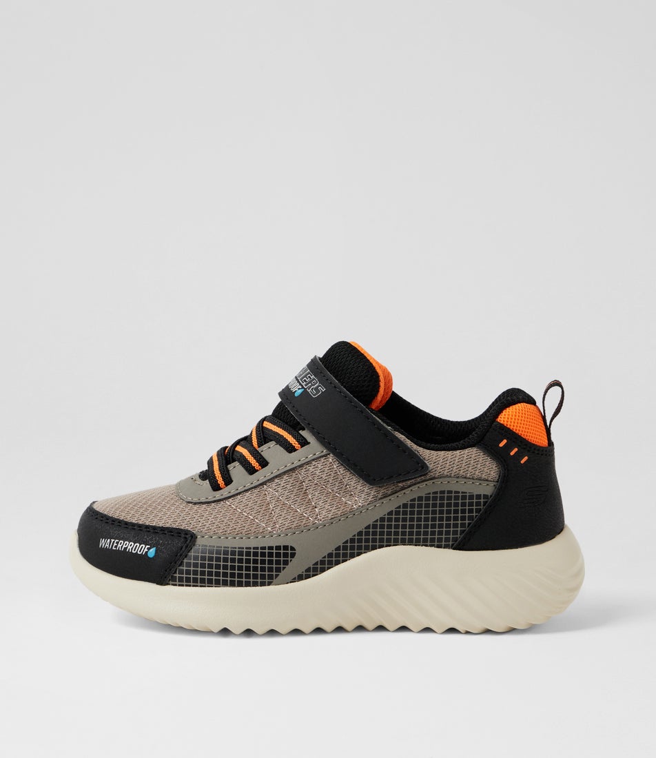 Bounder Venture Toddler Brown Taupe Fabric Sneakers