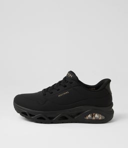 Uno Glide Step Glide On Air Slip Ins Black Sneakers Uno Glide Step Glide On Air Slip Ins Black Sneakers