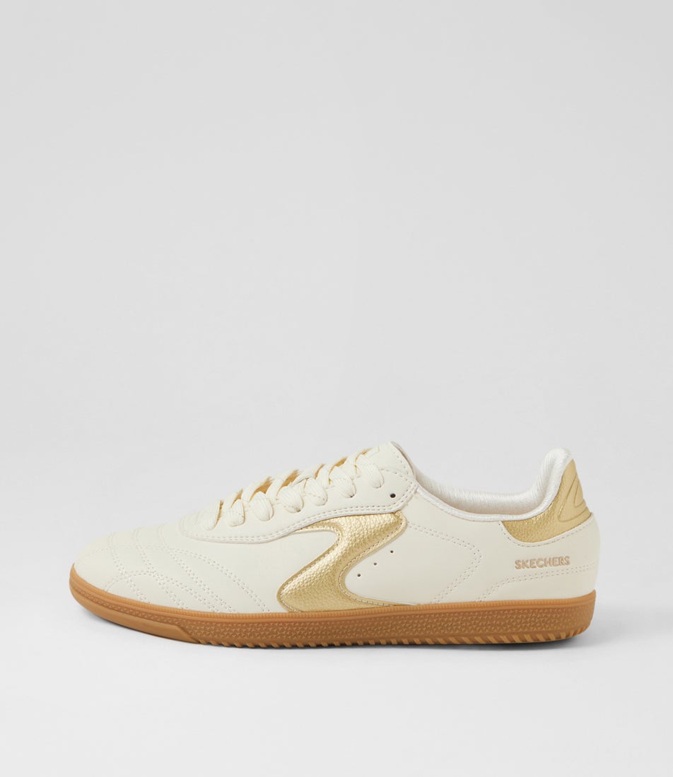 Hotshot Simply Stitched Natural Gold Sneakers