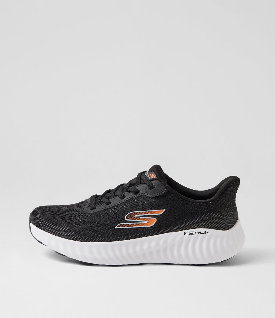 Go Run Now M Black White Knit Sneakers Go Run Now M Black White Knit Sneakers