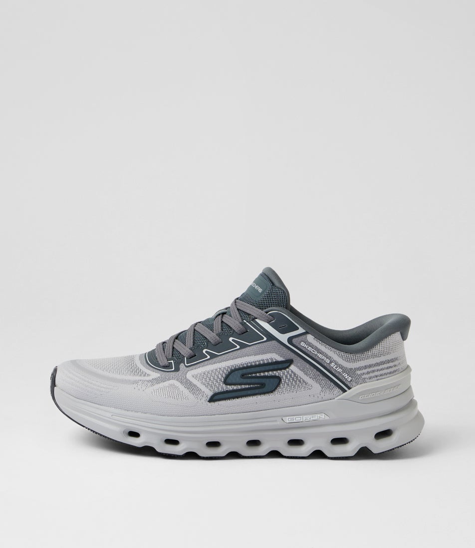 Gorun Glide Step Arch Fit Grey Knit Sneakers Gorun Glide Step Arch Fit Grey Knit Sneakers