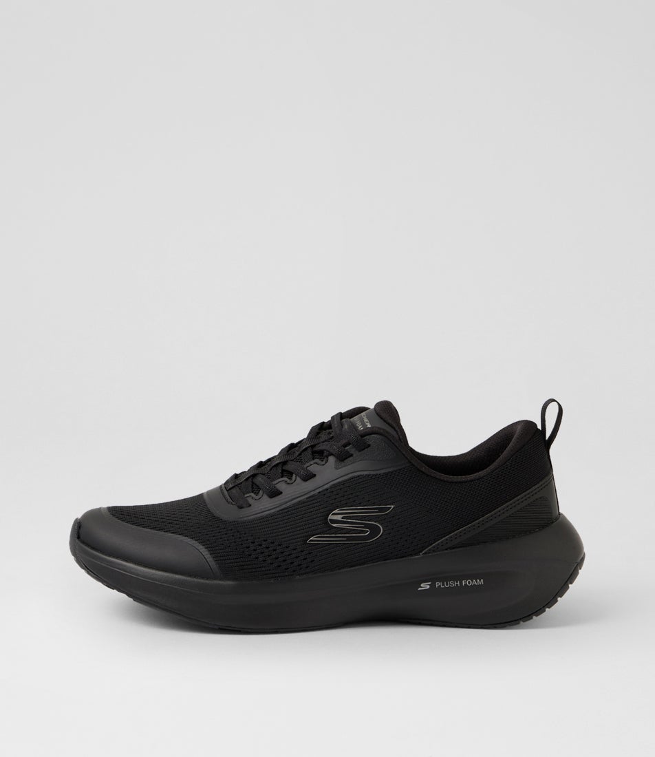 Skechers Plush Foam Black Mesh Sneakers Skechers Plush Foam Black Mesh Sneakers