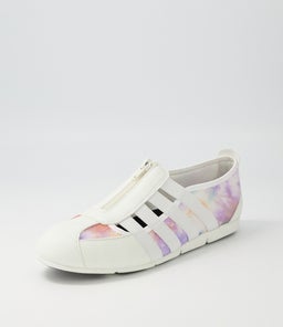 SCOTTIE WHITE TIE DYE SMOOTH MESH