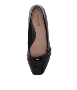RENZO BLACK PATENT LEATHER