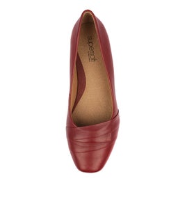 RENZO RED LEATHER