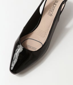 LINDEN SU BLACK PATENT LEATHER