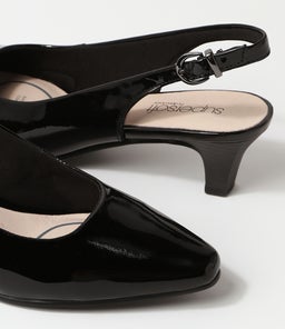 LINDEN SU BLACK PATENT LEATHER