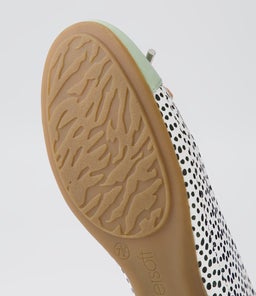 EMBARK SEAFOAM DOTS LEATHER EMBOSSED LEATHER