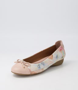 EMBARK BLUSH ALMOND FLORAL LEATHER