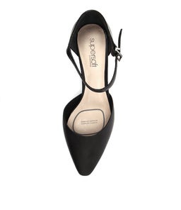 LEYNA BLACK LEATHER