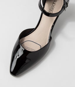 LEYNA BLACK PATENT LEATHER