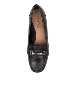 LOCKNEY BLACK LEATHER