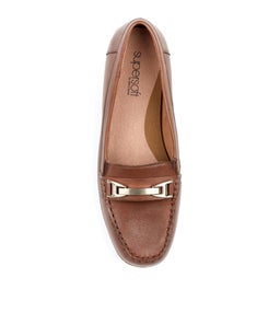 LOCKNEY DARK TAN LEATHER