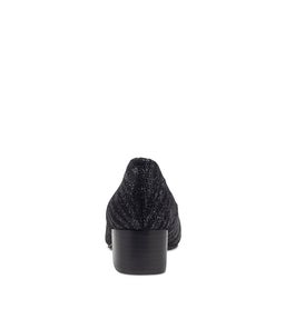 BLYTHE BLACK ZEBRA STINGRAY LEATHER