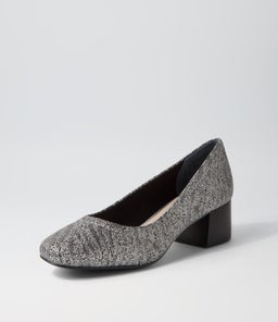 BLYTHE SILVER ZEBRA STINGRAY LEATHER