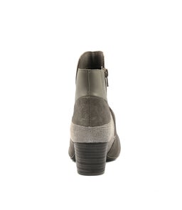 HENNIE GUNMETAL LEATHER