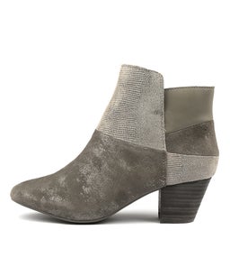 HENNIE GUNMETAL LEATHER